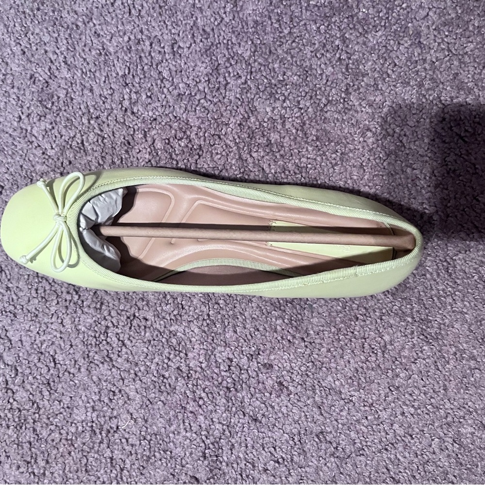Yellow Women's Ballet Flat with Bow